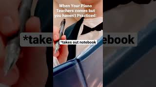 When you haven’t practiced all week… #shorts #piano 🎹👨‍🏫