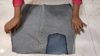 DIY men Old Jeans transformation|Purani jeans ko is tarah se fir se use karen...❣️