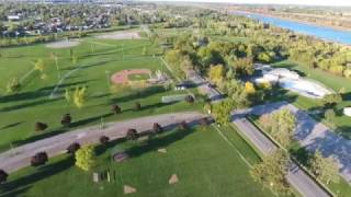 1080P DJI phantom 4 flight over Memorial Park- Welland Ontario