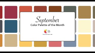 Color Palette of the Month - September 2022