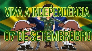 07 de setembro - Independência do Brasil - Fundo Animado