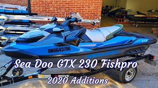 Sea Doo GTX230 FishPro - 2020 Additions (Rear deck, Ram mount, Bilge toggle)