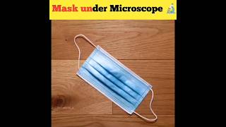 How are mask Ultra zooming with microscope 🤔| How are mask | #shortfeed #shorts