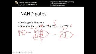 Digital Logic Fundamentals: All-NAND Circuit Implementations