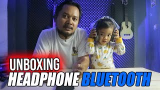 EOS 059 UNBOXING HEADPHONE BLUETOOTH 100 RIBUAN