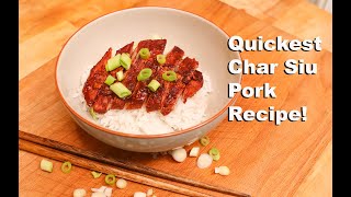 How to make Char Siu Pork - Quickest Recipe!!! Pork Chop Recipe!!!