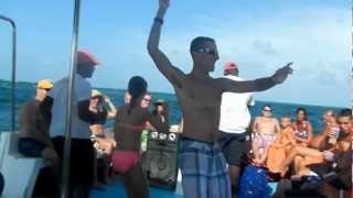 Randy bustin' a move on the Party Boat