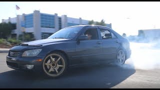 Lexus IS300 burnout and street drifting 10,000 subscriber special