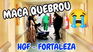 Maca quebra e derruba paciente no Hospital Geral de Fortaleza (HGF)