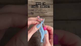 How to Single Crochet 🧶 Crochet, Garden, Repeat