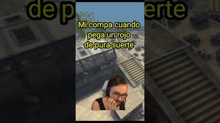 Mi compa cuando pega un rojo de pura suerte #freefireshorts #garenafreefire