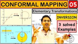 Elementary Transformation(Inversion) examples in Conformal Mapping: lecture-5