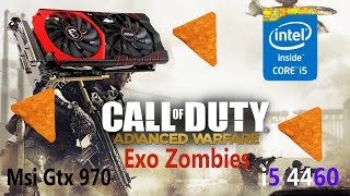 Advanced Warfare Exo Zombies Benchmark (Msi Gtx 970, i5 4460)