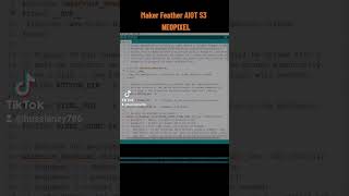 Maker Feather AIOT S3 Neopixel #maker #esp32 #makerfeatheraiots3 #arduino #arduinoide #neopixel