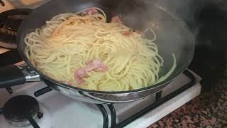 Spaghetti alla carbonara in 5 minuti