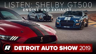 2020 Ford Mustang Shelby GT500 begs to be seen and heard | Detroit 2019