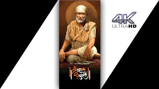 Sai Baba 4K Fullscreen Whatsapp Status | New Sai Baba Status | Om Sai Ram | Sainath Status| गुरुवार