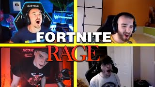 Fortnite Streamers Ultimate RAGE compilation #1 (Fortnite Twitch Rage)