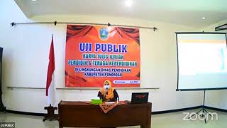 UJI PUBLIK KARYA TULIS ILMIAH