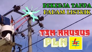 Tim khusus PLN PDKB Bekerja Tanpa PADAM LISTRIK || Proses Pemotongan Kabel Incoming Trafo