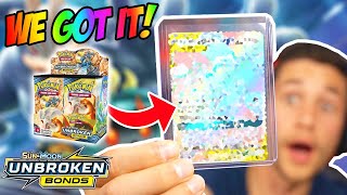 WE GOT IT! AMAZING RAINBOW PULL - UNBROKEN BONDS BOOSTER BOX OPENING