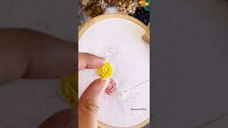 Learn embroidery stitches 🪡 like and subscribe for more suck videos #shorts #viralvideo #ytshorts