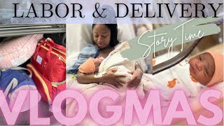 I DIDN’T KNOW I WAS IN LABOR 😧 | VLOGMAS  DAY 19