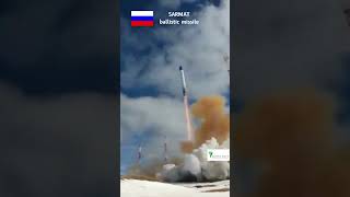 Russian Sarmat intercontinental ballistic missile | Giant Russian | #shorts