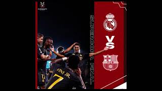 Barcelona vs Real Madrid in supercopa #shortfeed #goviral #worldcup2023 #elclasico