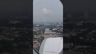 Landing in Jakarta Indonesia #flying #jakarta #indonesia #travel #shorts