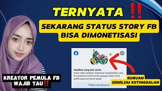 UPDATE TERBARU MONETISASI FACEBOOK || MONETISASI BARU STORY FACEBOOK