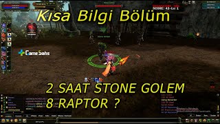 Geri döndük - Bilgi ve ara bölüm - 2 SAAT STONE GOLEM FARM