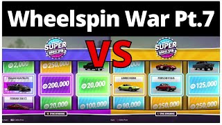 Forza Horizon 5 SUPER WHEELSPIN WAR Ft. Horizon! (FH5 Wheelspin Opening Battle)