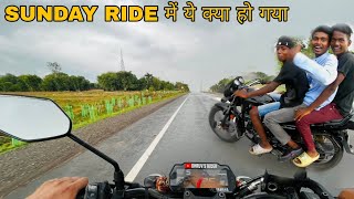 | Sunday Ride | Highway me hui ladai | Chapri biker se hua pnga | chapri biker ne lgaya Race |