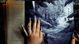 ASMR Book Soft Tapping, Page Flipping, Tracing 📘 The Chronicles of Narnia ✨ Inaudible Whispering