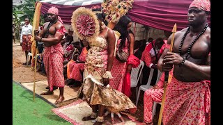 Mariage coutumier gabonais,  Kelly & Giscard - sortie de la mariée (PATCH PHOTOGRAPH GABON)