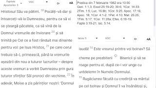 mie 22 nov 2023 ora 20:30  - transmisiune in direct predica inregistrata