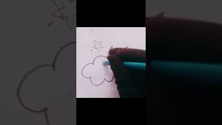 how to draw 🌃 night sence #easydrawing