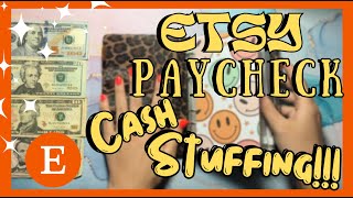 ETSY Paycheck Cash Stuffing!!!🤩