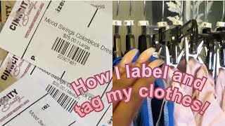 HOW I MAKE LABEL & TAG IN CLOTHES FOR MY BUSINESS | HOW TO PUT YOUR BRAND ON CLOTHING | CINN BEAUTY