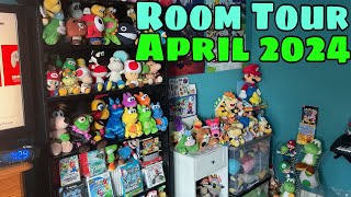 Mario Plush Nations Room Tour April 2024!!! || Mario, Zelda, Pikmin, Sonic & MORE!