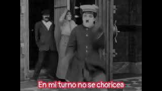 El Conserje Ninja -Parodia con subtítulos inventados de una escena cómica de Charles Chaplin