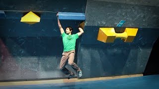 Is this speed bouldering? Kilian Fischhuber flying in Innsbruck!