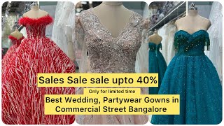 Designer Gowns Collection in Commercial Street Bangalore | Wedding Gown’s | Khushbu Shetty