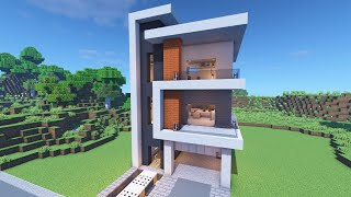 [Minecraft]  How To Build A Modern House