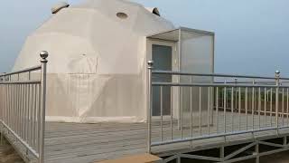 6m 10m 12m 30m  Hotel glamping tent with ground platforms