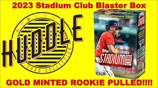 BIG HIT!! Pulled A Rookie Gold Minted Out Of A 2023 Stadium Club Blaster. BOOM!!!!