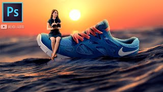 دمج الصور في الفوتوشوب بسهولة | Easy Photoshop Manipulation