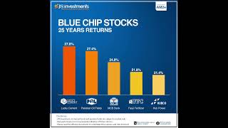 Quarter-century of stock market data revealing the growth potential of Blue Chip stocks. 🚀💰