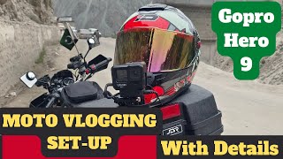 Making The Best MotoVlogging Setup With Gopro Hero 9| Gopro Hero 9 | How To Set Gopro On Your Helmet